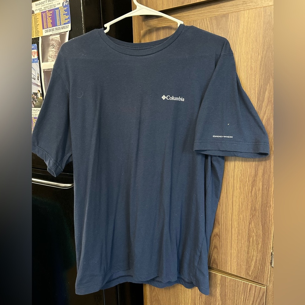 Columbia Men's Dark Blue Short Sleeve Tee